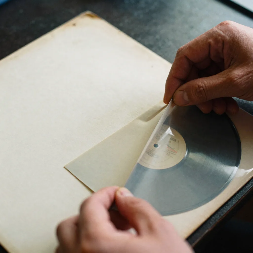 Professional record sleeve replacement