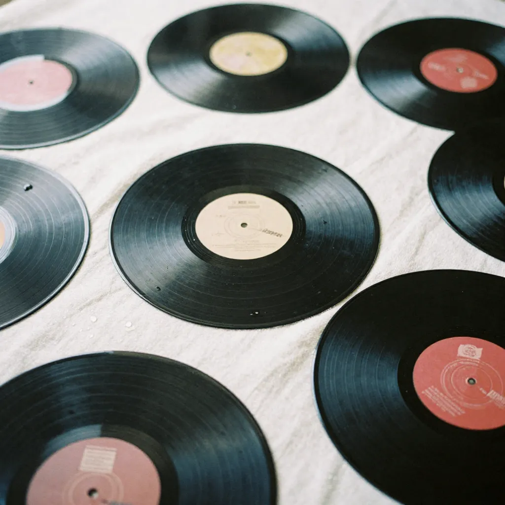 Professional record sleeve collection